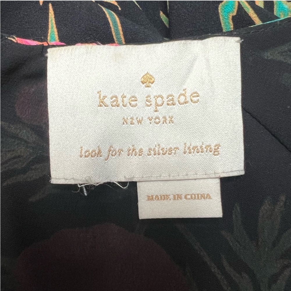 Kate Spade Cold Shoulder Blossom Floral Dress - Picture 7 of 9